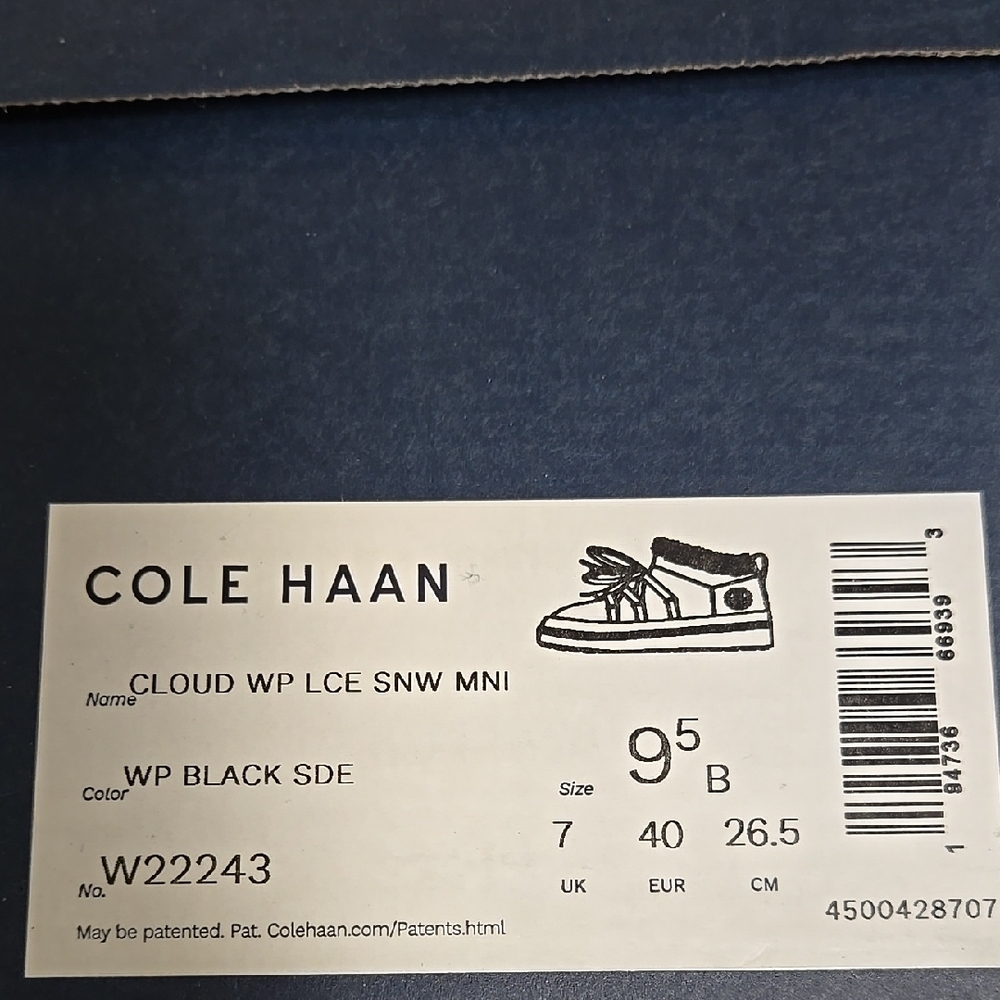 Cole Haan Black Ankle Boots Womens Size 9.5